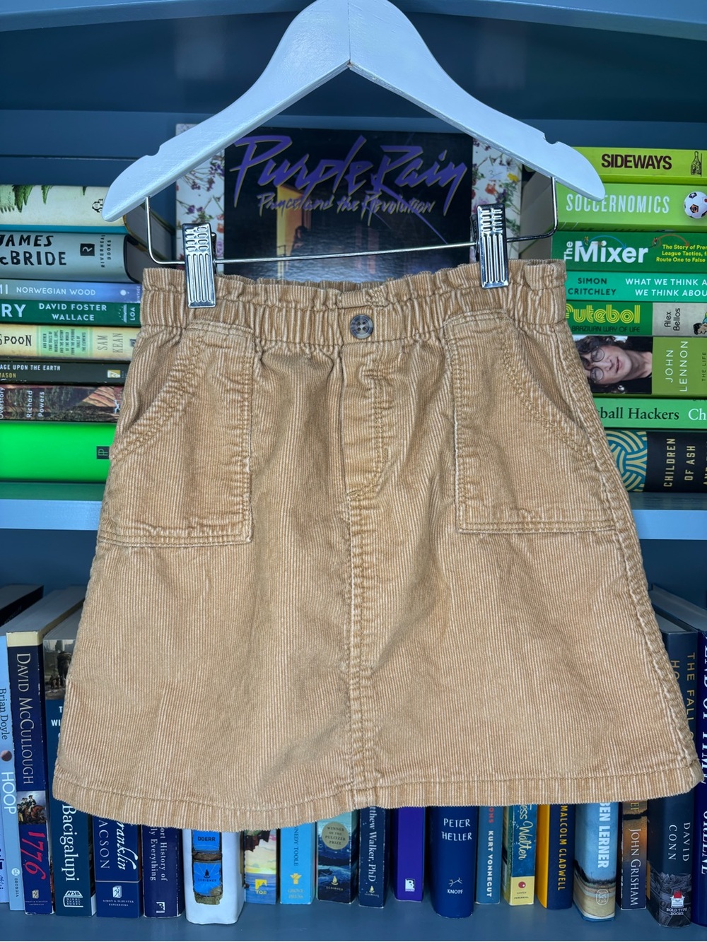 Kids Old Navy Corduroy A-Line Corduroy Mini Skirt in Tan